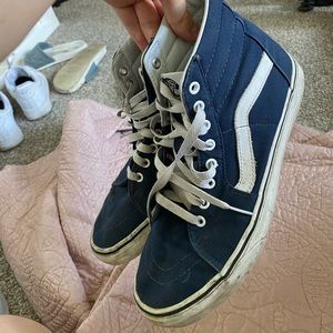 Blue Sk8-Hi Vans